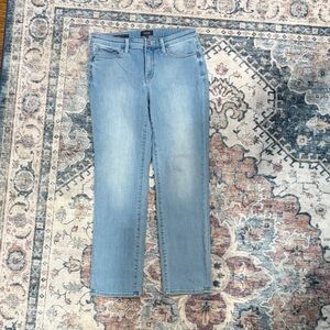 NYDJ Light Blue Straight Leg Jeans
